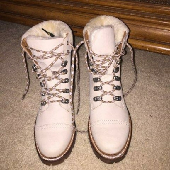 frye samantha hiker ivory